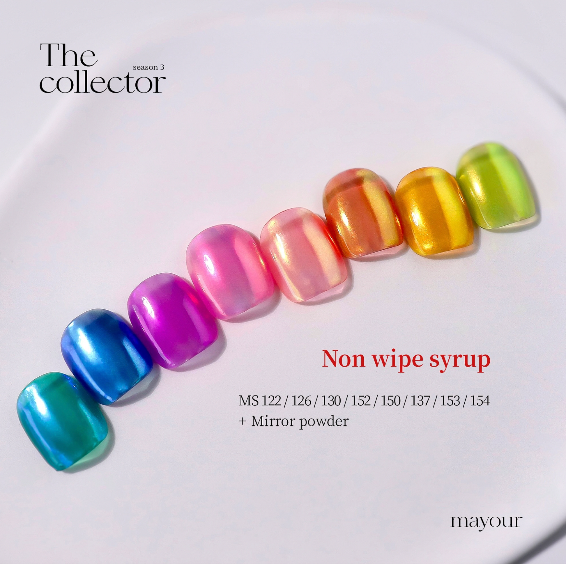 MAYOUR The collector Season 3 | 40 no wipe syrup gels - individual