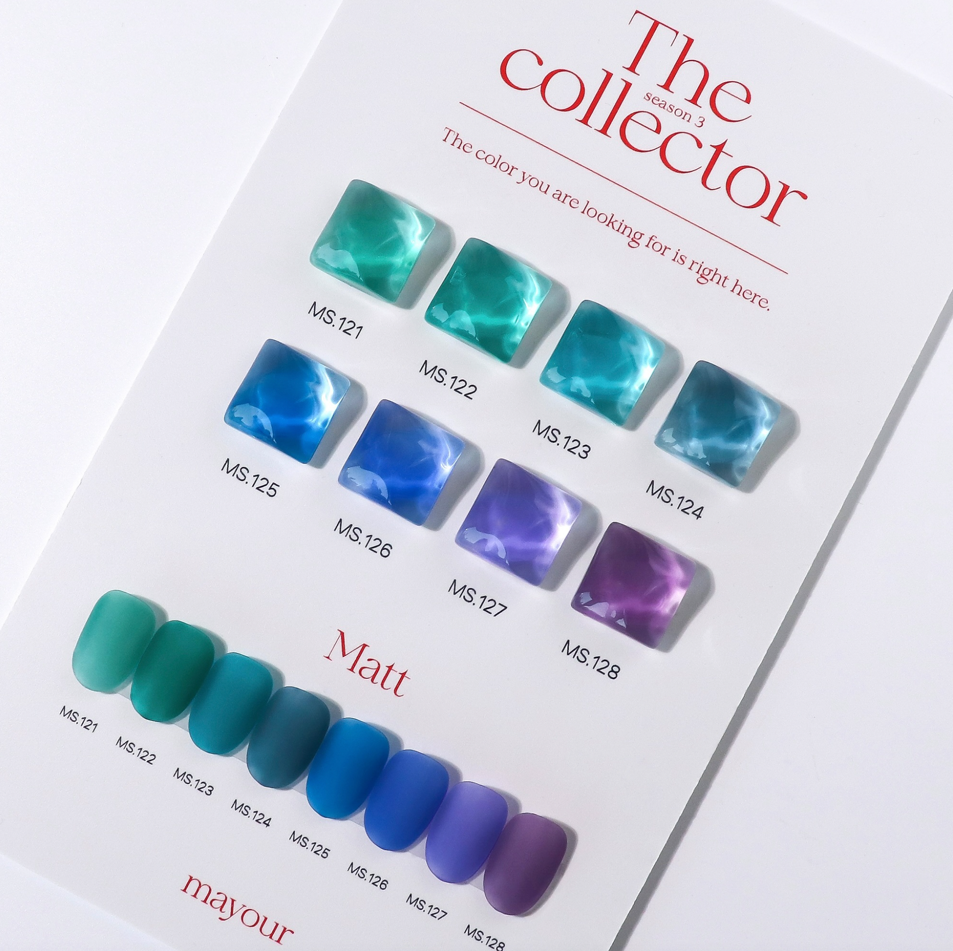 (PREORDER) MAYOUR The collector Season 3 full set - 40 syrup gels + display rack | 2 FREE GIFTS