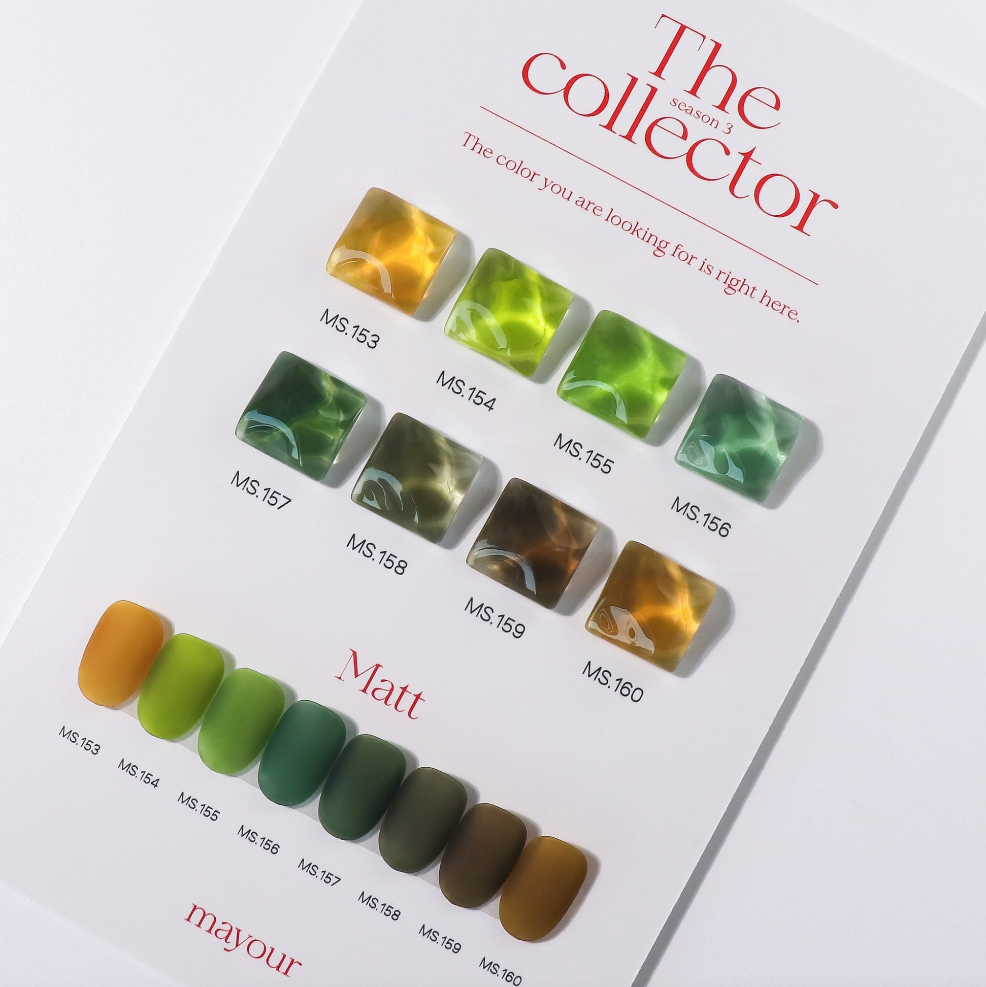 MAYOUR The collector Season 3 | 40 no wipe syrup gels - individual