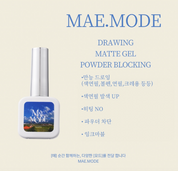 MAE MODE Matte top gel - For chrome & pencil art application (UPGRADED VERSION)