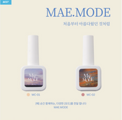 MAE MODE Matte colour top gel - 2 colours | For chrome & pencil art application