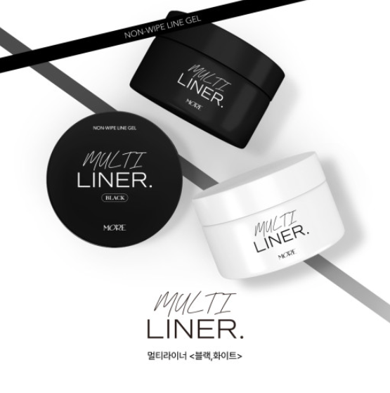 MORE GEL Multi liner - no wipe line gel | 2 colours