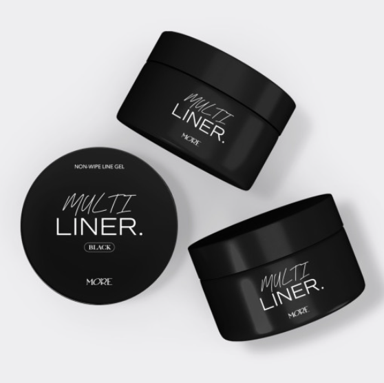 MORE GEL Multi liner - no wipe line gel | 2 colours