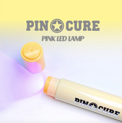 DIAMI Pin cure 3w pink LED lamp - Upgraded yellow design with stopper