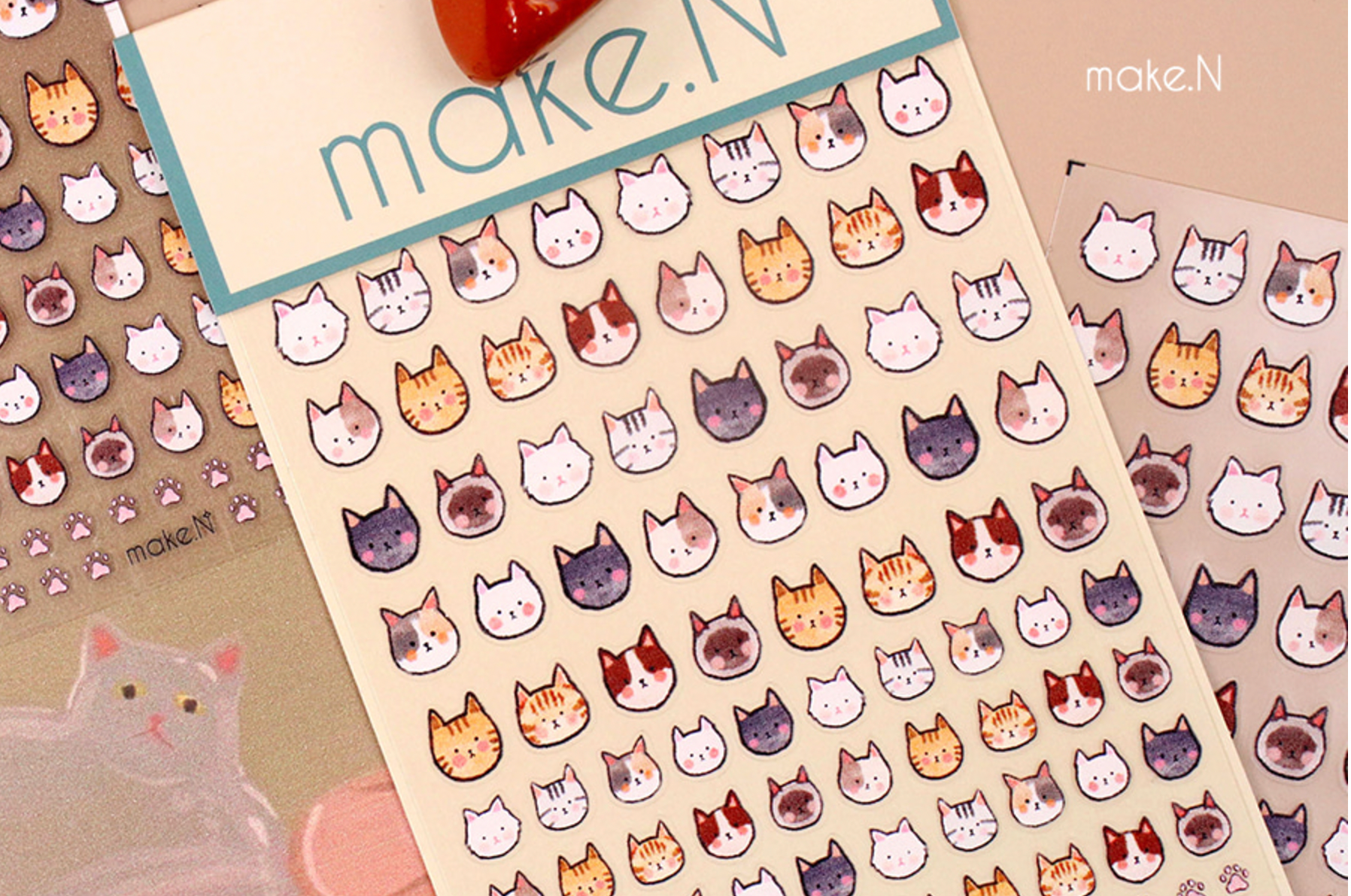 MAKE.N Neko stickers