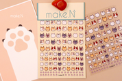 MAKE.N Neko stickers