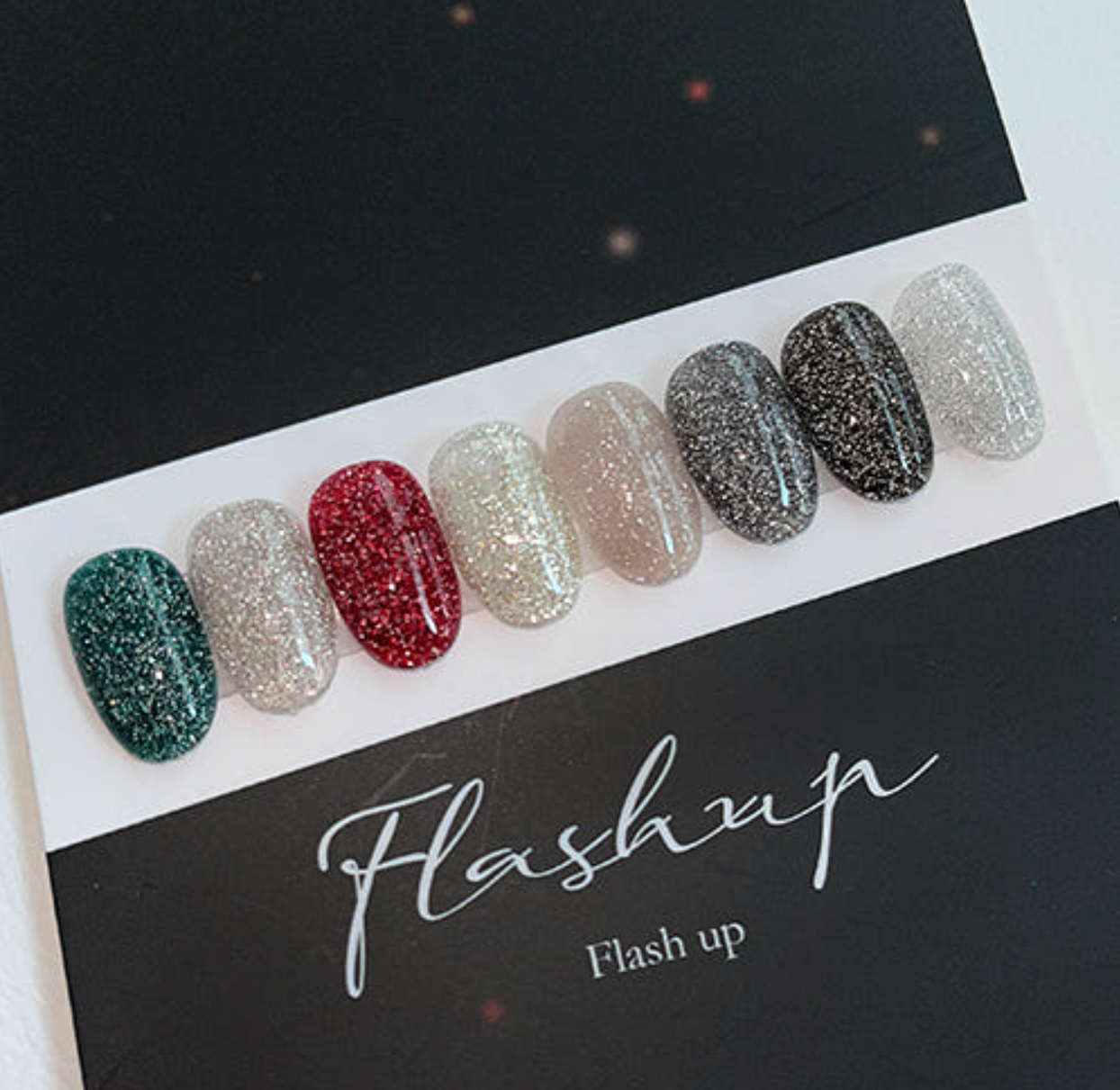 FIRST STREET Pulse | Flash up 8pc collection - flash reflective glitter gel