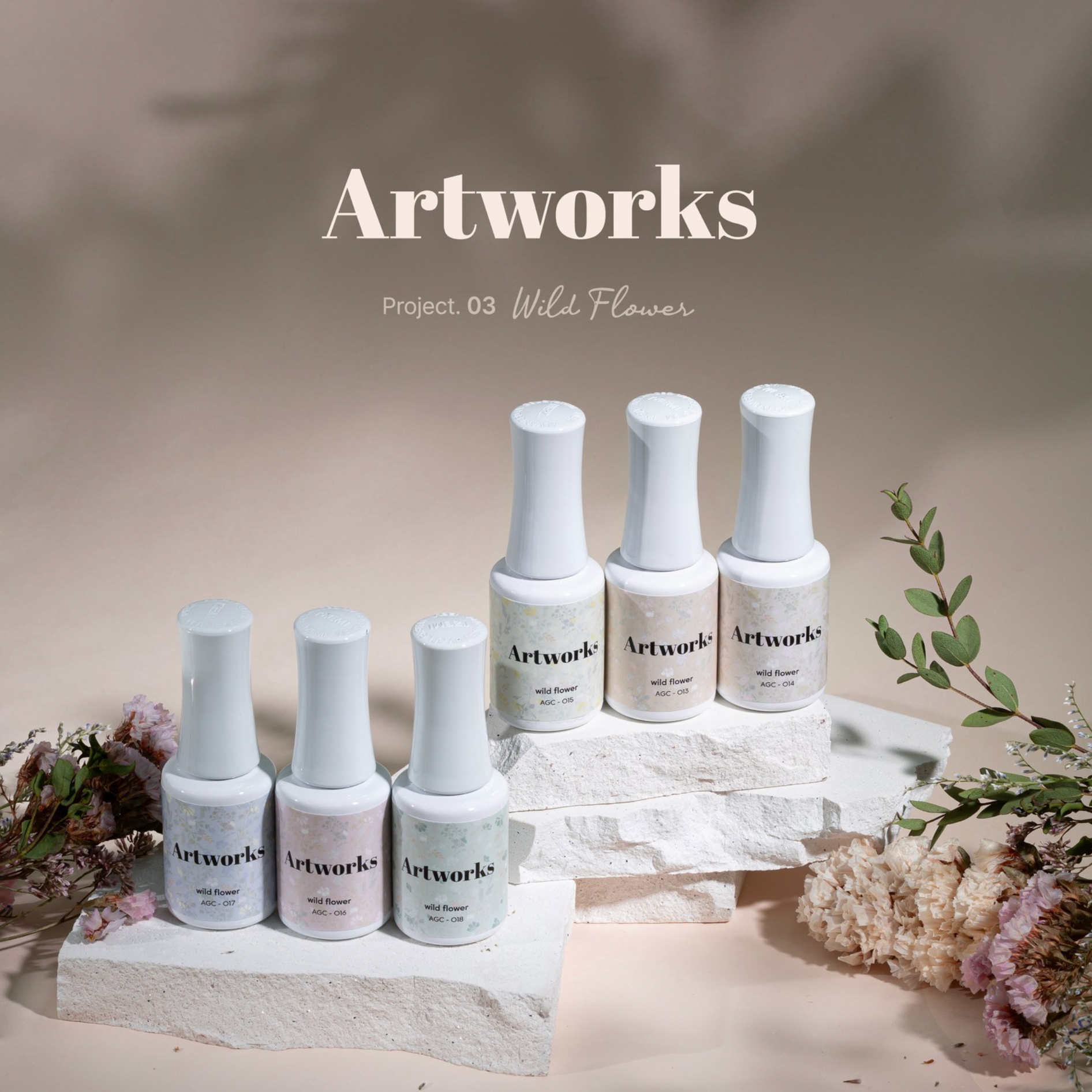 IZEMI Artworks - Wild flower 6pc collection