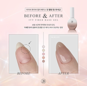 Jin.b IVY Fiber base gel - Color collection | 5 colours