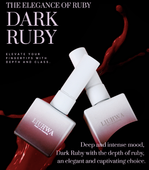 LIUHWA Dark ruby - magnetic gel