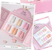 BEVLAH In my closet 6pc collection - colour builder/extension gel