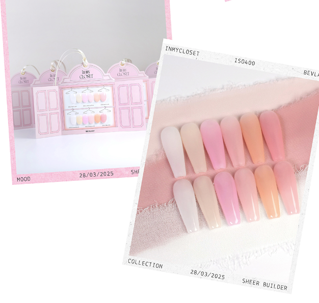 BEVLAH In my closet 6pc collection - colour builder/extension gel