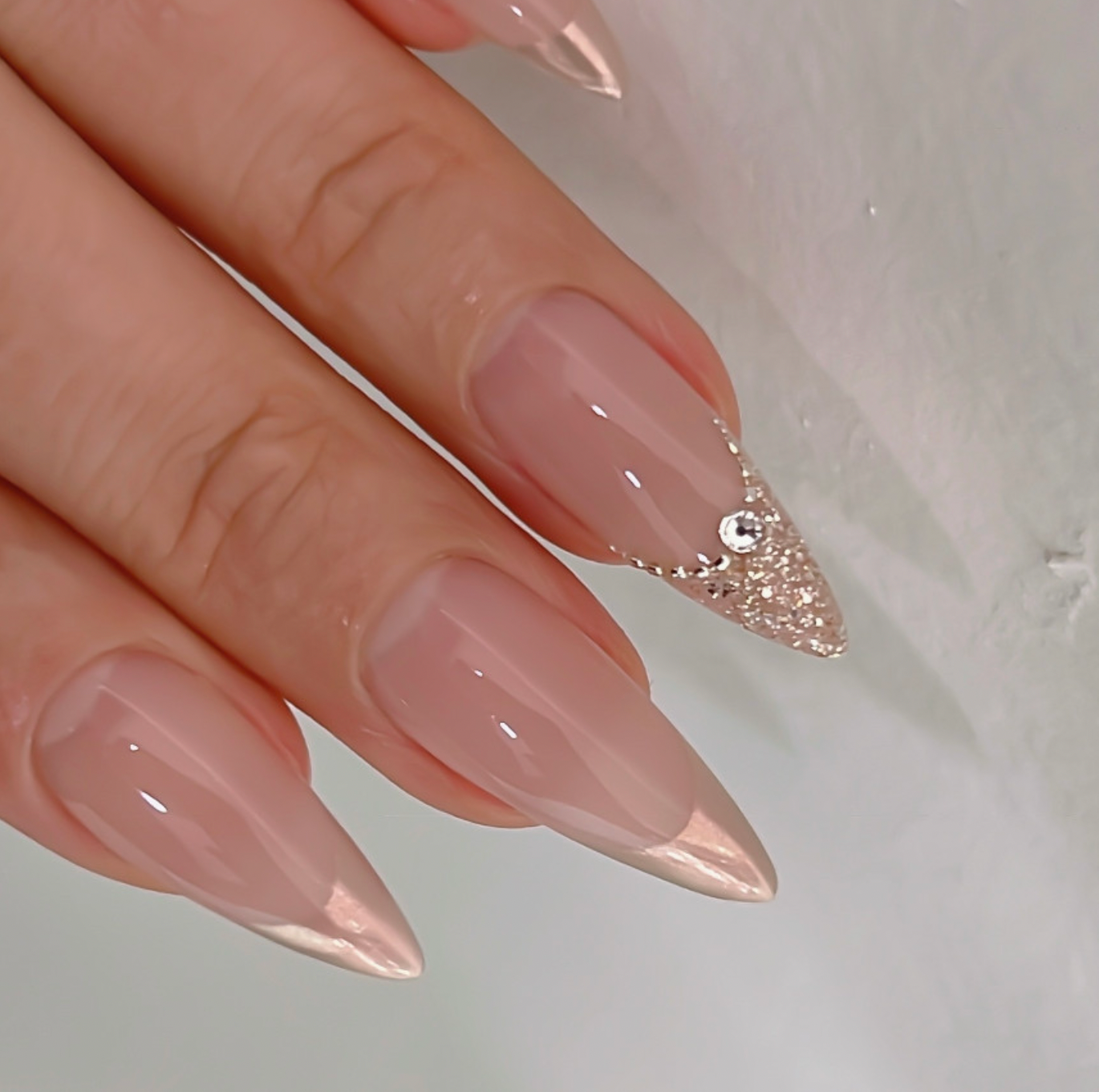 NAILBAYO - Doi glitter gel BEIGE GOLD