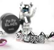 SINCE Po po gel - 3D no wipe embo gel [Black,white]