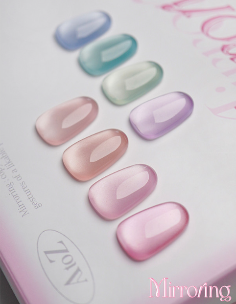 AtoZ Mirroring 8pc collection - Silky magnetic gel