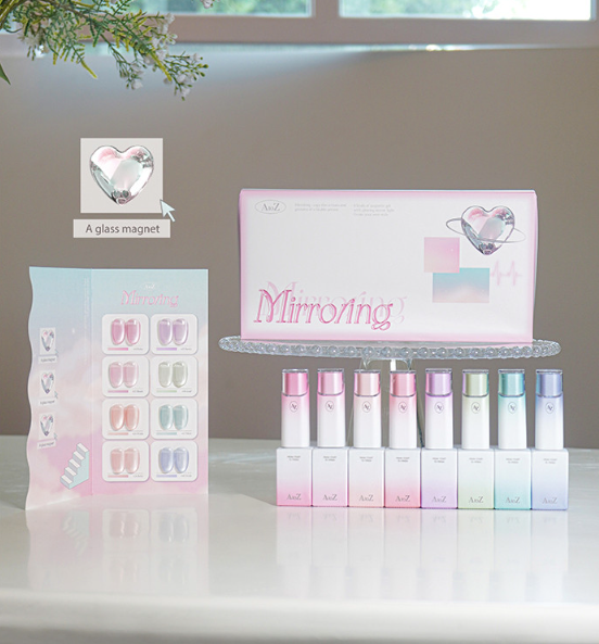 AtoZ Mirroring 8pc collection - Silky magnetic gel