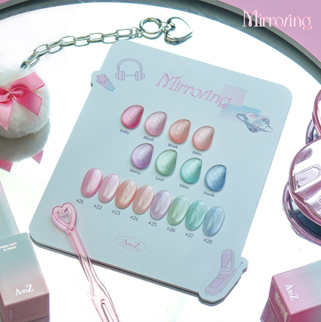 AtoZ Mirroring 8pc collection - Silky magnetic gel