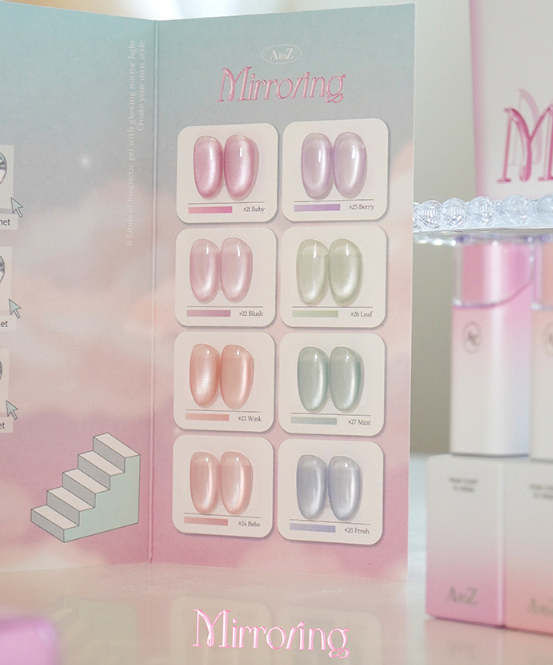 AtoZ Mirroring 8pc collection - Silky magnetic gel
