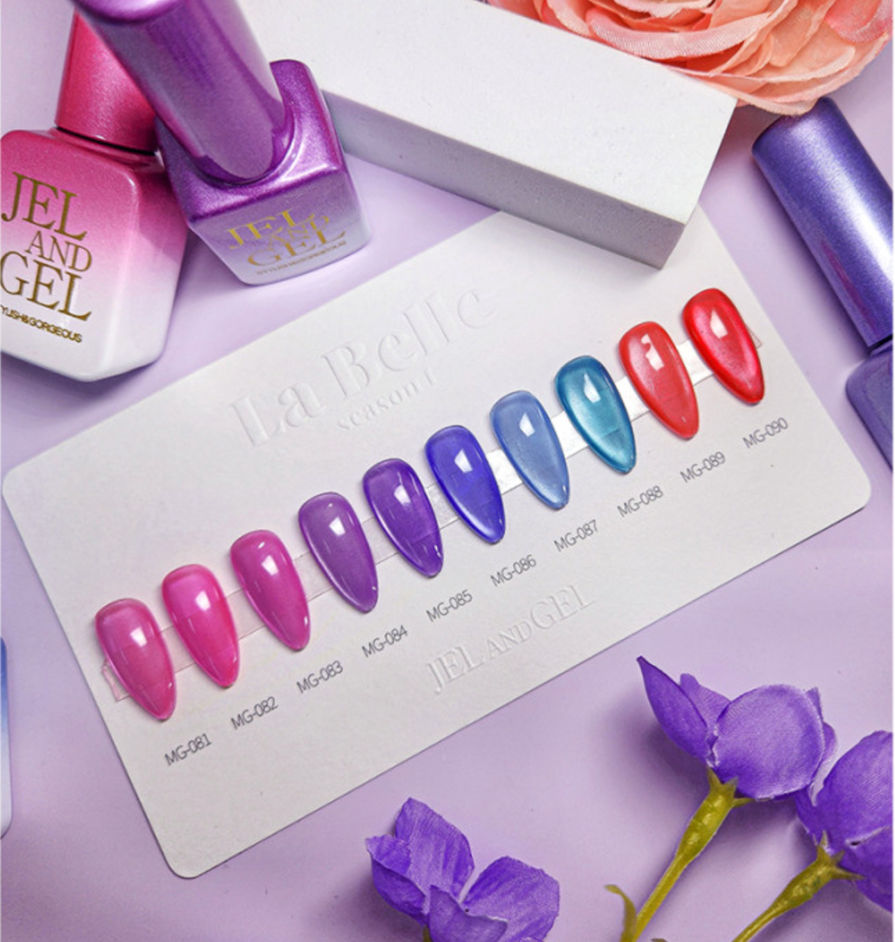 JEL and GEL La Belle | 10pc collection - magnetic gel