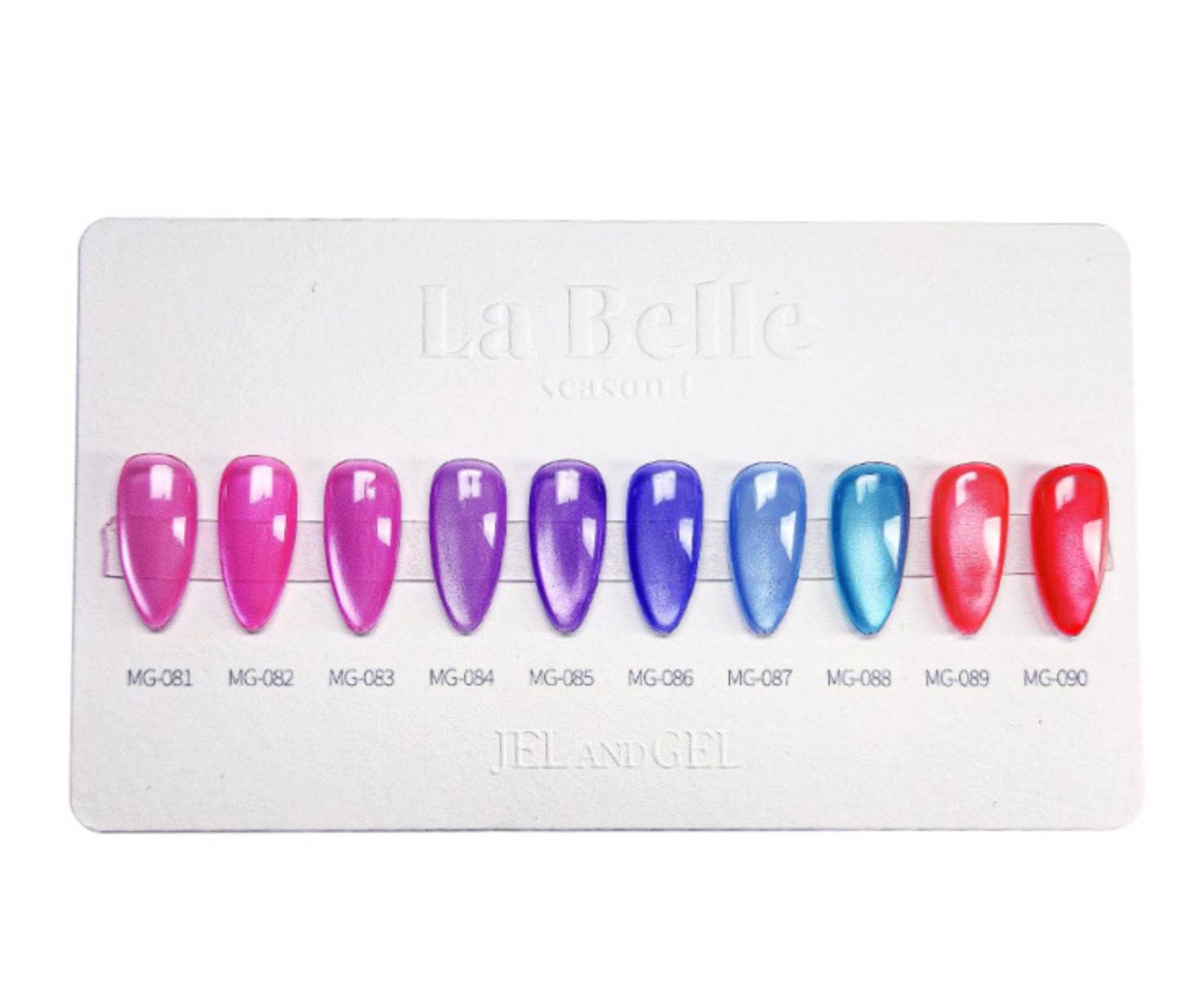 JEL and GEL La Belle | 10pc collection - magnetic gel