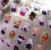 YOLOBITCH Summer DJ kitty stickers
