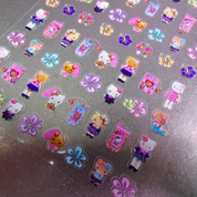 YOLOBITCH Summer Kogyaru kitty stickers
