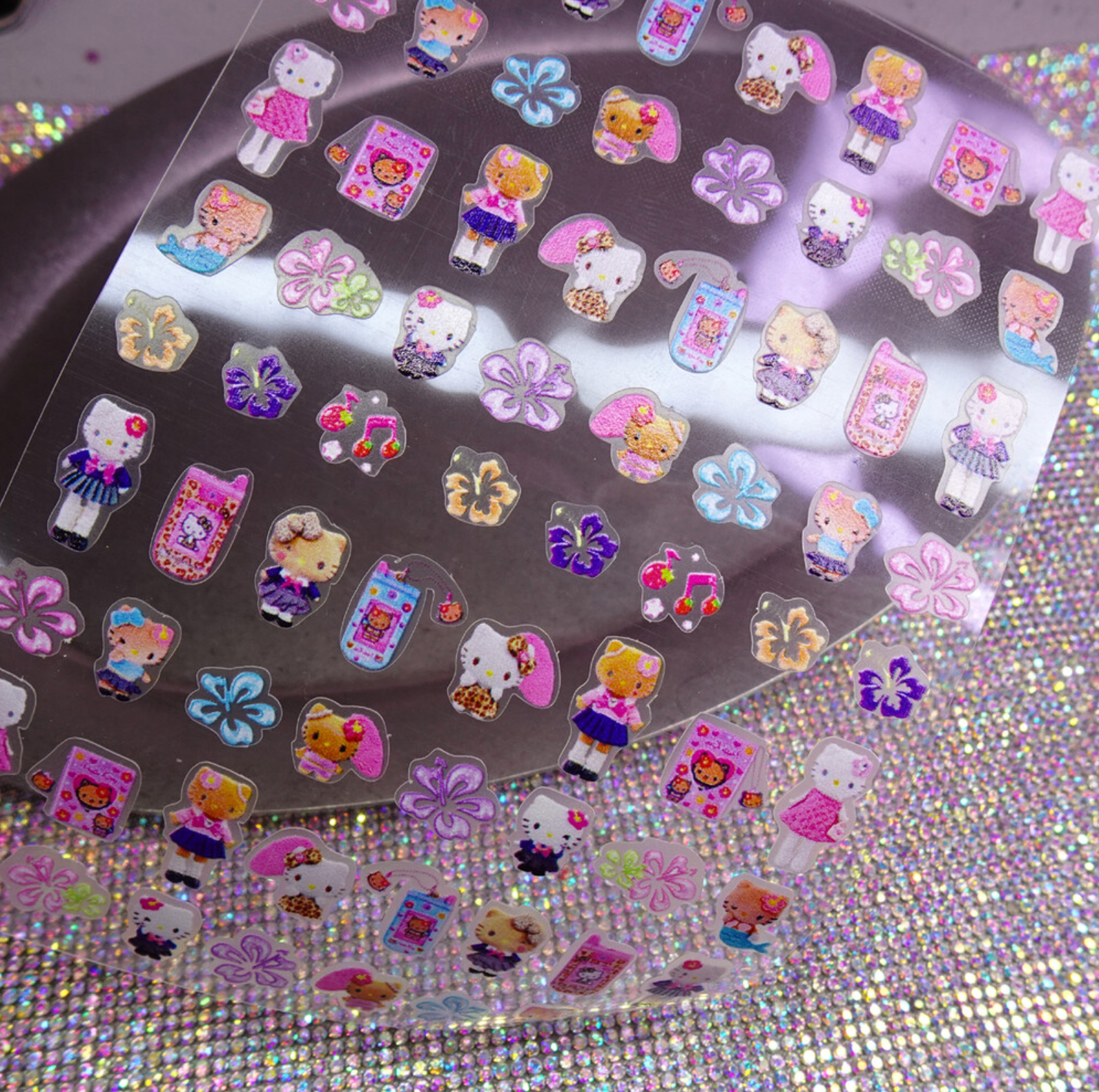YOLOBITCH Summer Kogyaru kitty stickers