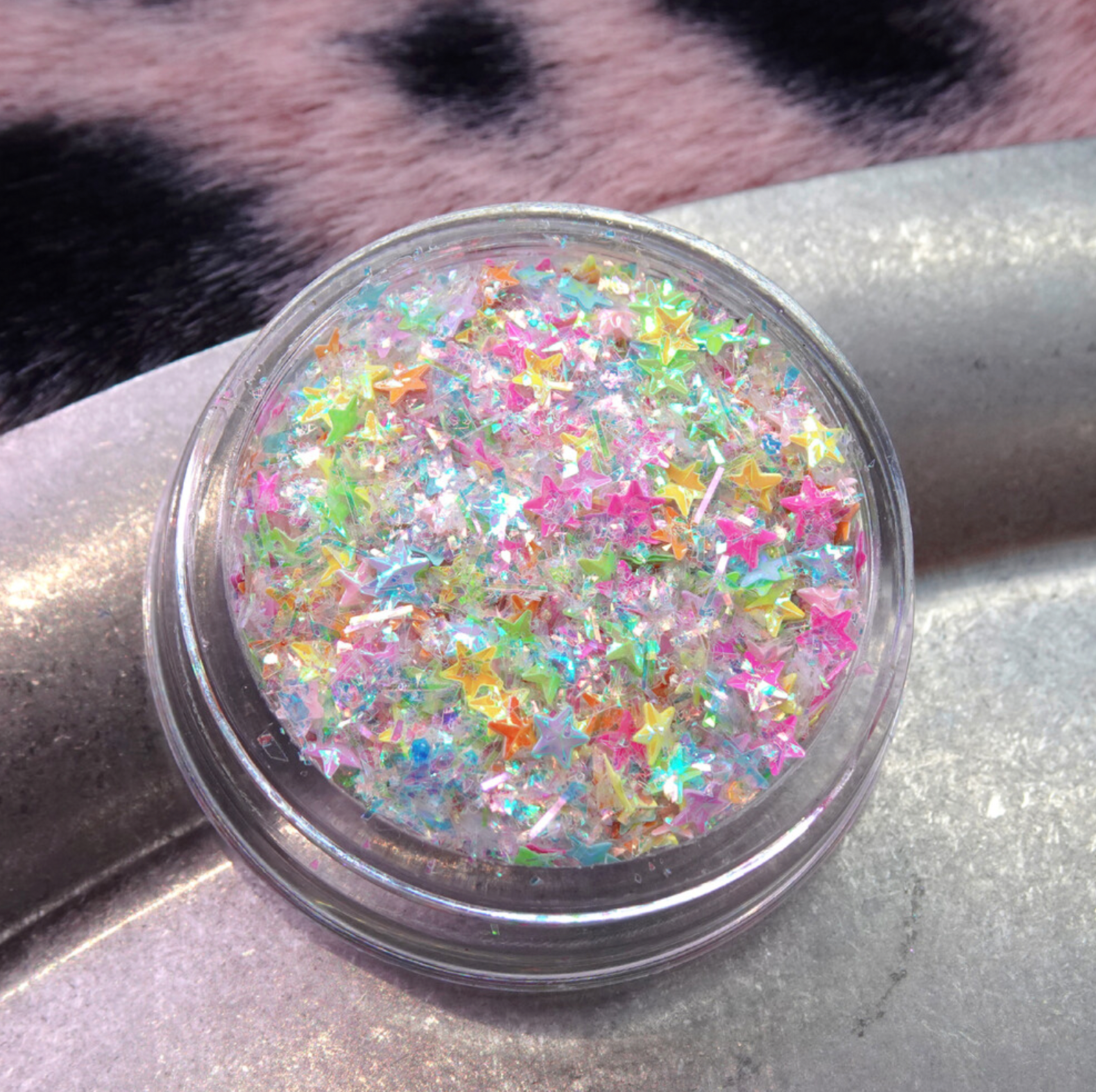 YOLOBITCH Tropical sparkling starfish glitter