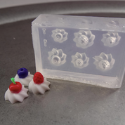 YOLOBITCH Strawberry cherry blueberry meringue silicone mould