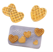 YOLOBITCH Neko & Heart waffle silicone mould - 2 types