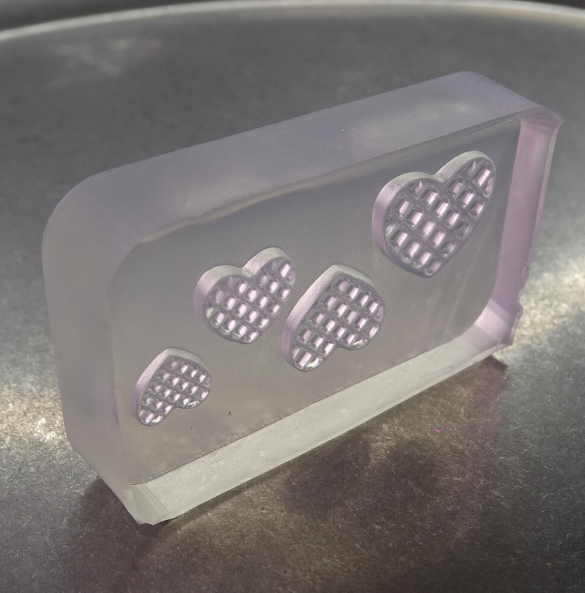 YOLOBITCH Neko & Heart waffle silicone mould - 2 types