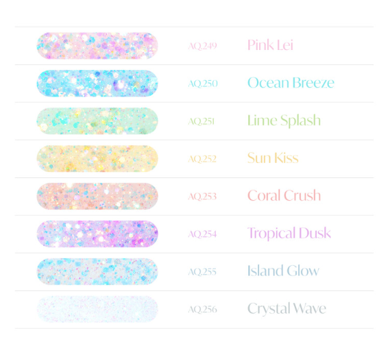 AURORA QUEEN Aloha - 8pc collection