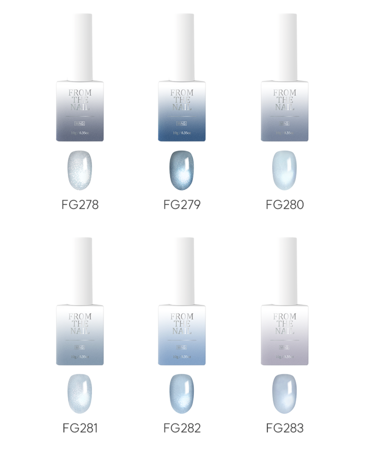 FROM THE NAIL Blue Silver
