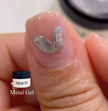 MAE MODE Metal gel + Texture brush set | Texture metallic gel