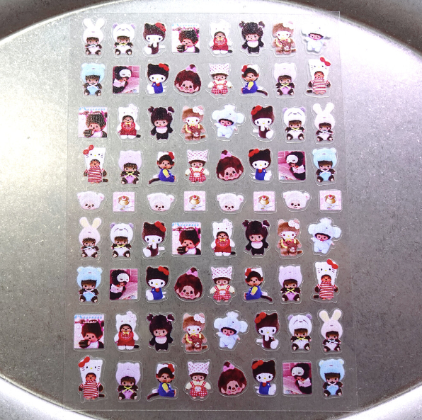 YOLOBITCH Kitty x Monchhichi stickers