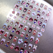 YOLOBITCH Kitty x Monchhichi stickers