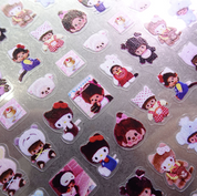 YOLOBITCH Kitty x Monchhichi stickers
