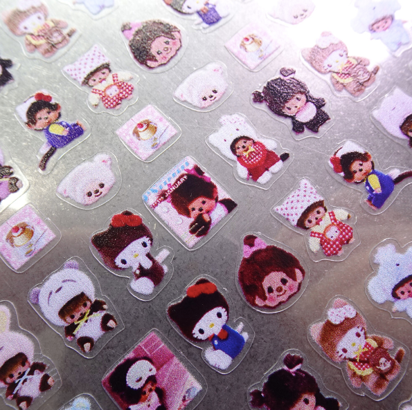 YOLOBITCH Kitty x Monchhichi stickers