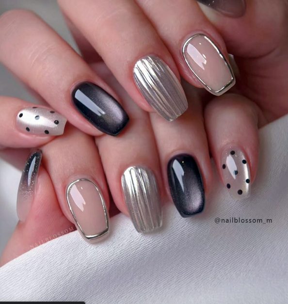 BONNIEBEE Mellow silver chrome powder