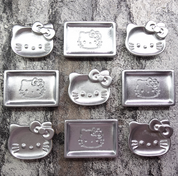 YOLOBITCH Silver Kitty charm tray - 2 types
