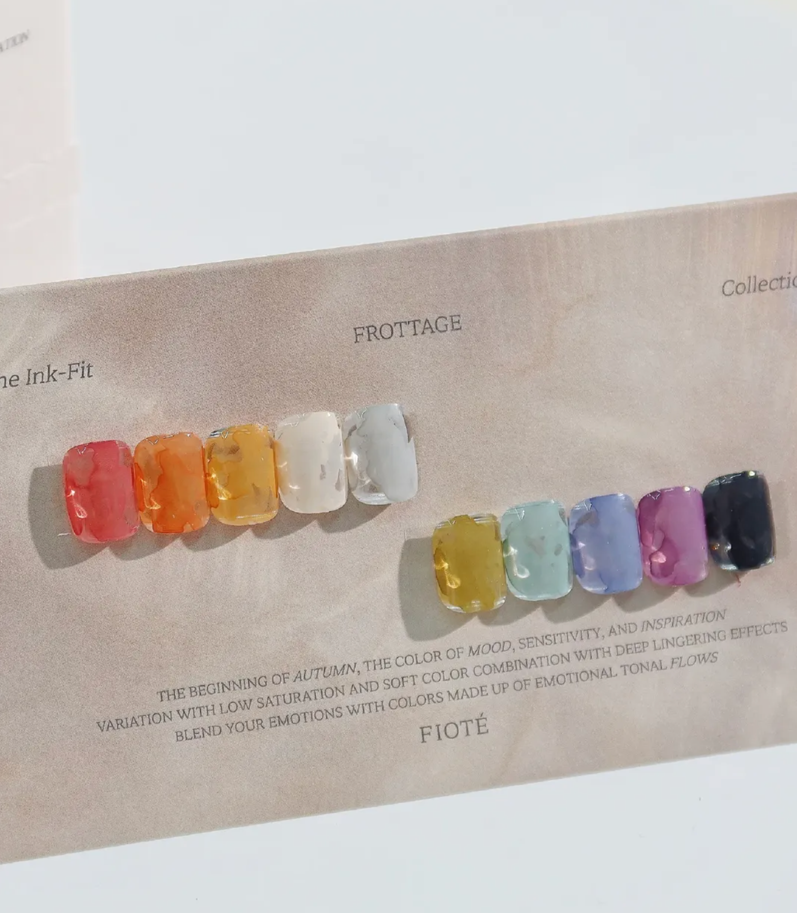 FIOTE The ink fit - Frottage 10pc collection