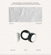 FIOTE Impasto IM01 White - texture gel