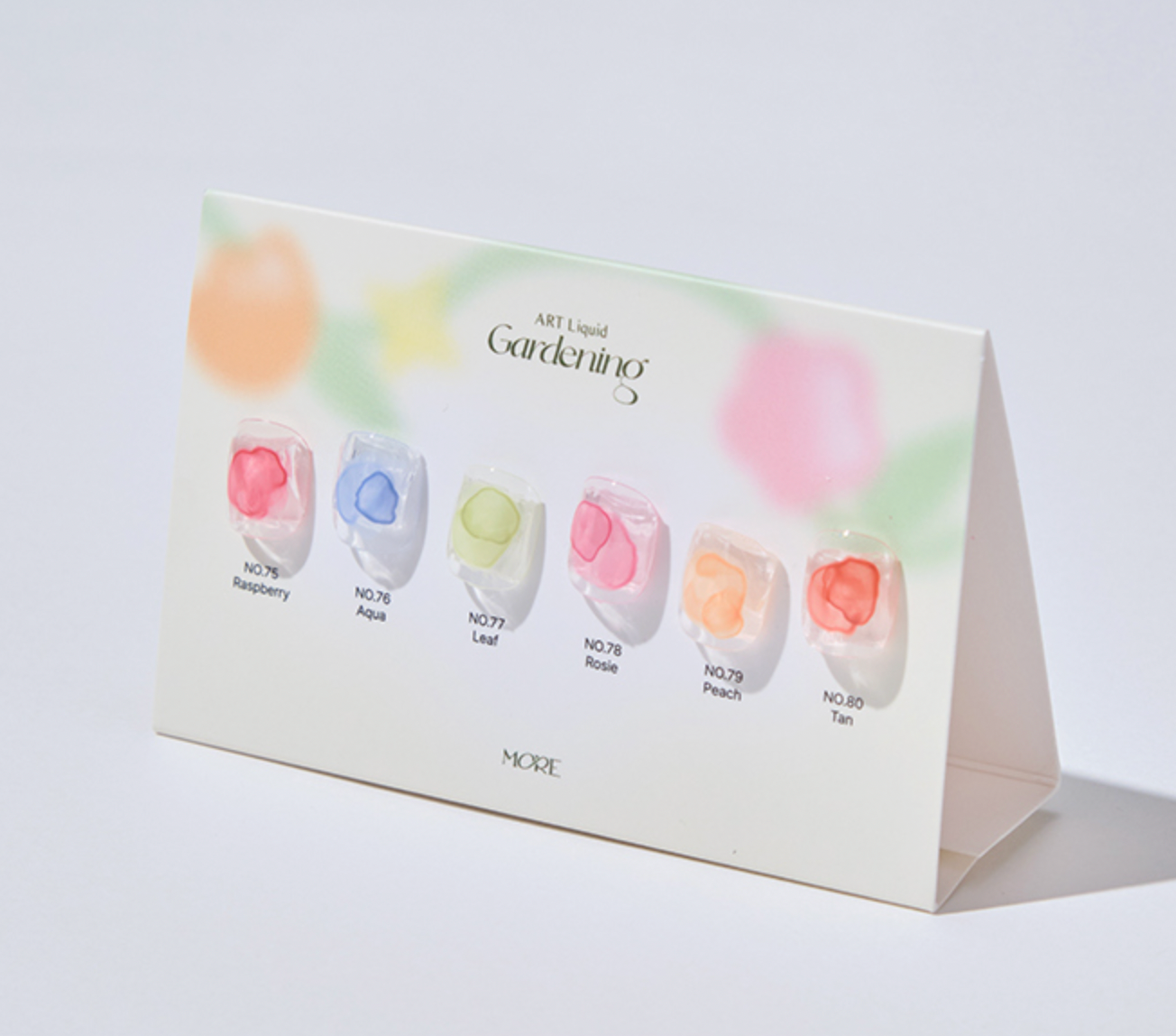 MORE GEL Art liquid - Gardening 6pc set