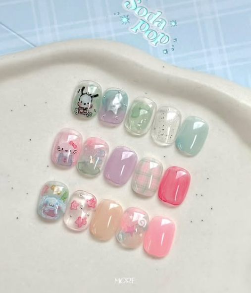 MORE GEL Art liquid Soda pop 8pc collection