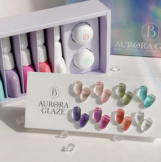 BANDI Aurora glaze 8pc magnetic gel collection + 3 FREE GIFTS