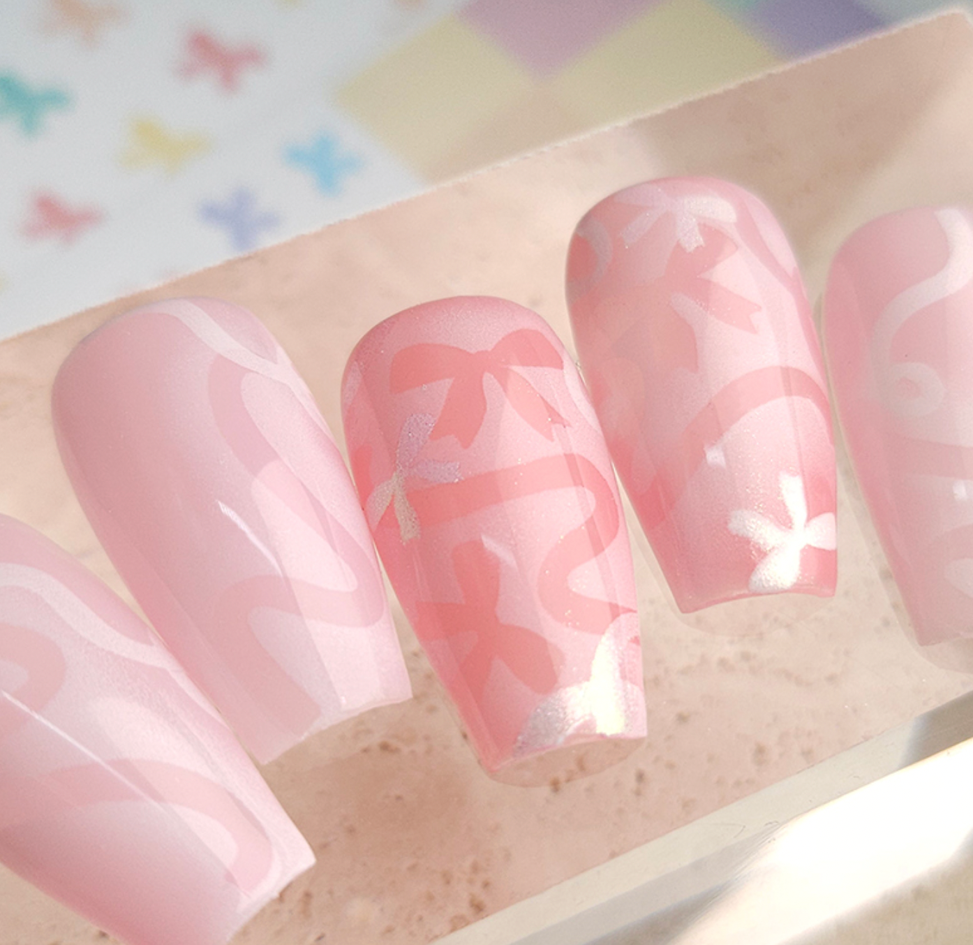 DIAMI Gradient stencil stickers - 10pc set