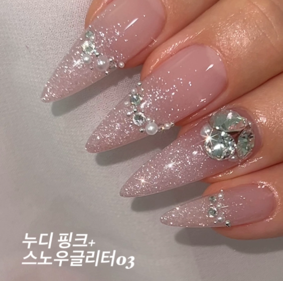 NAILBAYO - Doi SNOW glitter gel series - 4 colours