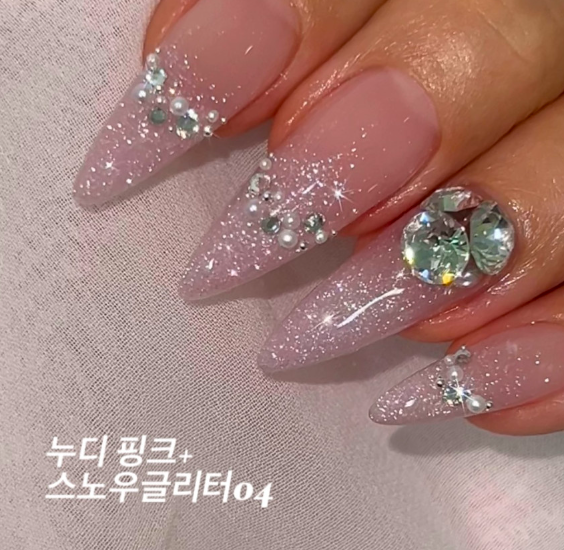 NAILBAYO - Doi SNOW glitter gel series - 4 colours