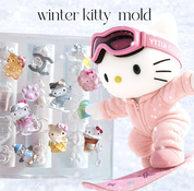 YOLOBITCH Winter kitty 3D mold
