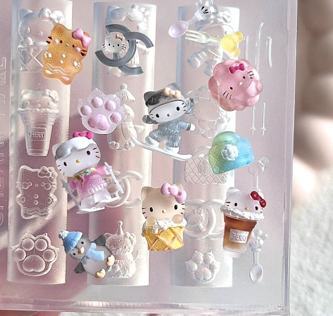 YOLOBITCH Winter kitty 3D mold